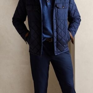 Men's Banana Republic slim core blue dress